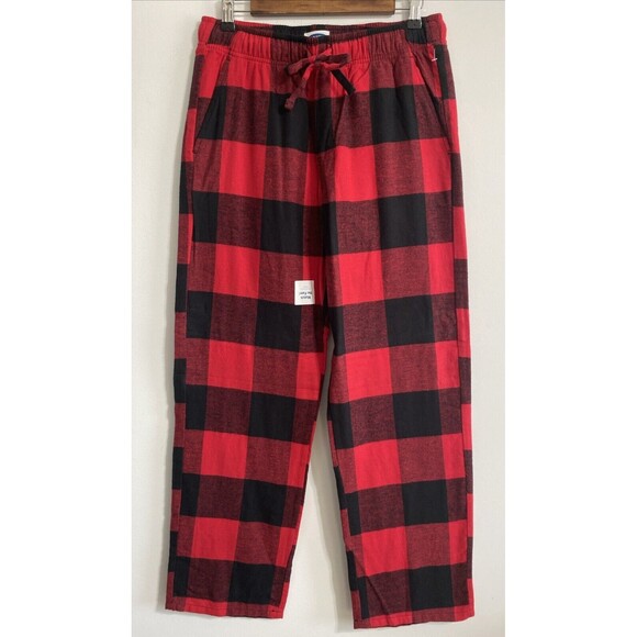Old Navy Other - Old Navy Buffalo Check Bold Plaid Pajama Pants Women's M Red Black NEW
